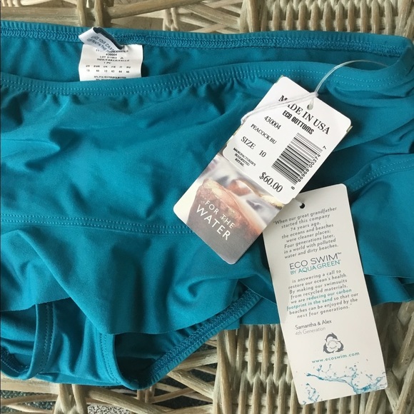 Nwt Eco Swim Bikini Bottom - Picture 3 of 4